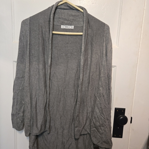 Zara Sweaters - Zara Women's Gray Cardigan Sweater